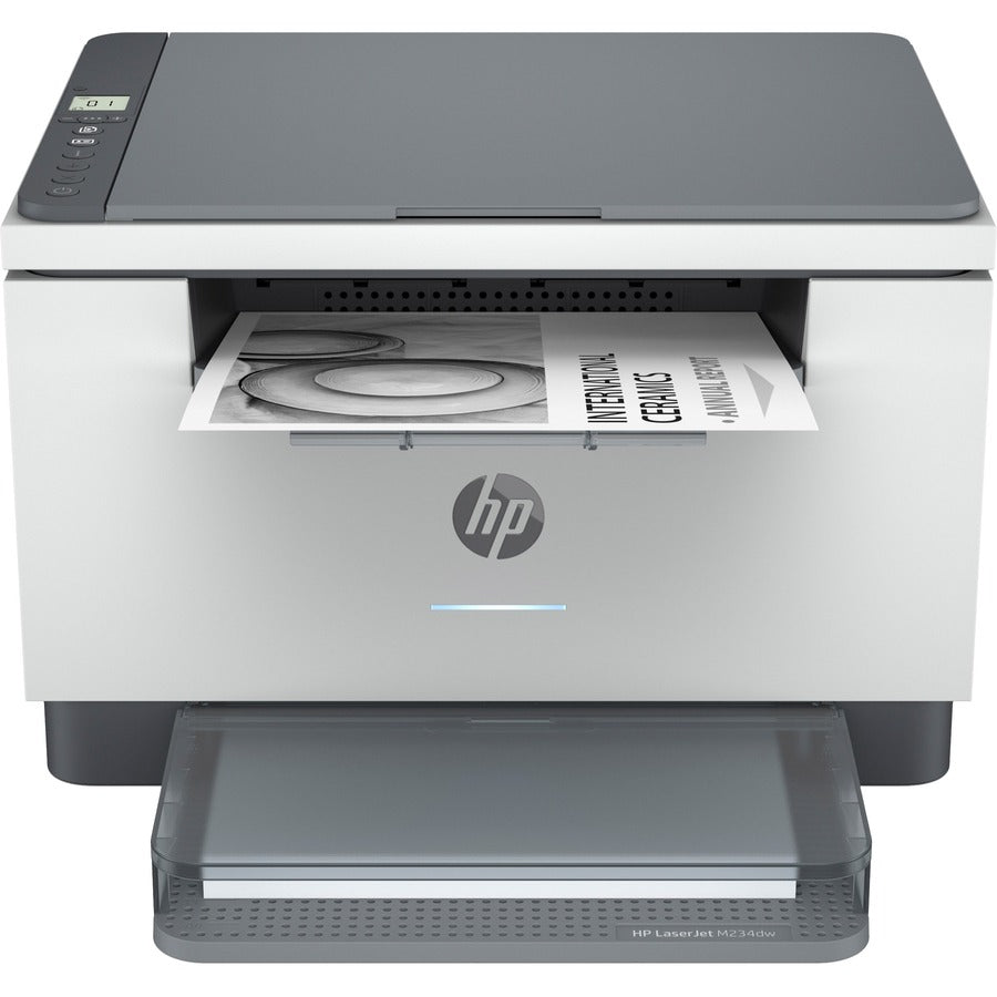HP LaserJet M234dw Laser Multifunction Printer-Monochrome-Copier/Scanner-30 ppm Mono Print-600x600 dpi Print-Automatic Duplex Print-20000 Pages-150 sheets Input-Color Flatbed Scanner-600 dpi Optical