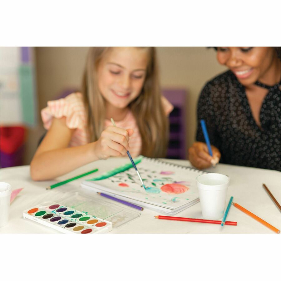 Crayons aquarelle taillés Prang