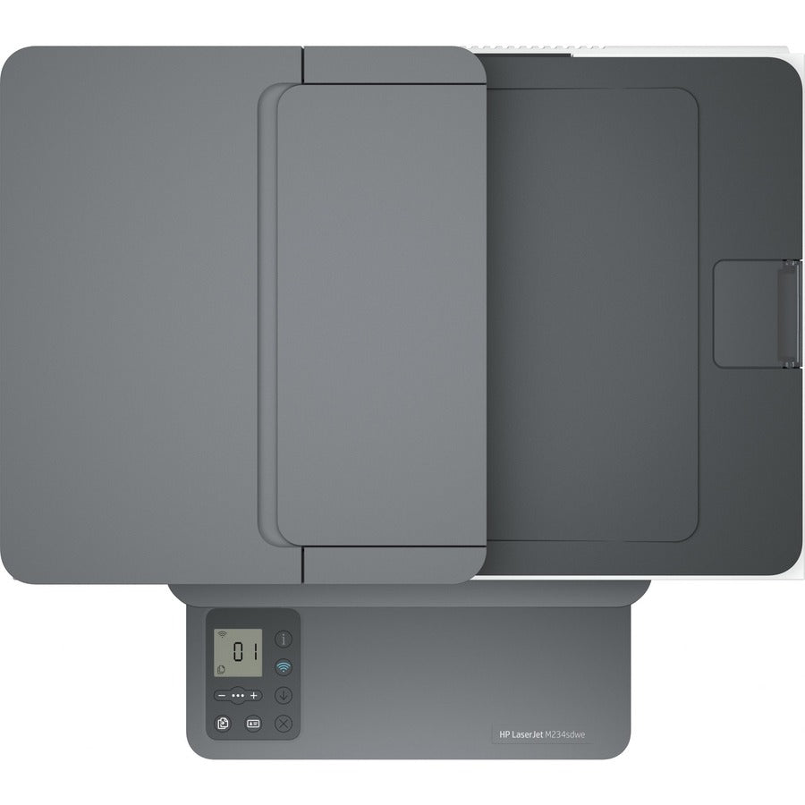 HP LaserJet M234sdwe Laser Multifunction Printer-Monochrome-Copier/Scanner-30 ppm Mono Print-600x600 dpi Print-Automatic Duplex Print-20000 Pages-150 sheets Input-Color Flatbed/CIS Scanner-600 dpi