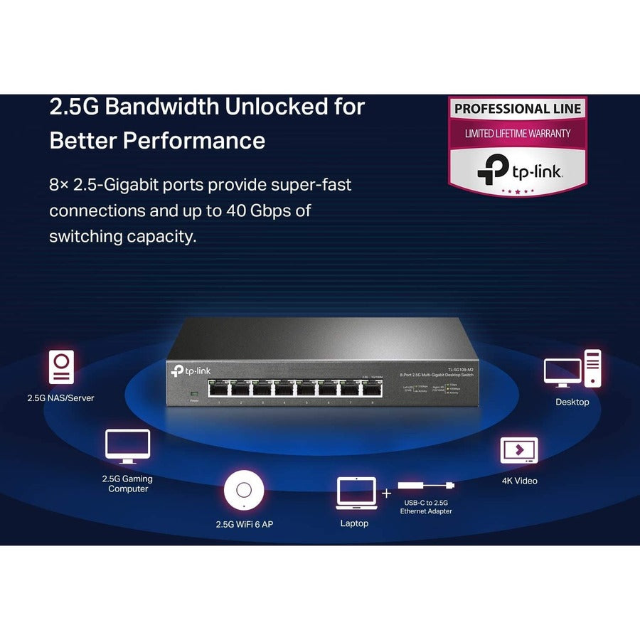 TP-Link 8-Port 2.5G Desktop Switch