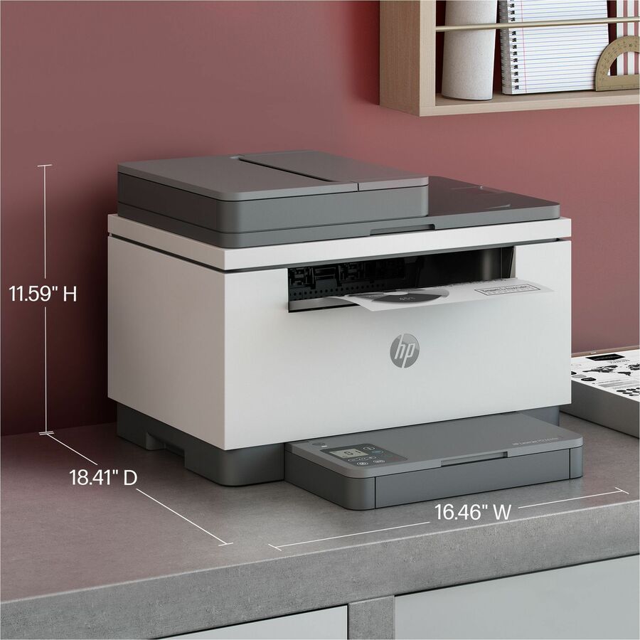HP LaserJet M234sdw Laser Multifunction Printer-Monochrome-Copier/Scanner-30 ppm Mono Print-600x600 dpi Print-Automatic Duplex Print-20000 Pages-150 sheets Input-Color Flatbed Scanner-600 dpi Optical