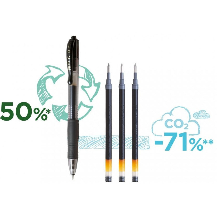 Pilot G-2 - Gel Ink Rollerball pen - Black - Medium Tip