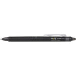 Pilot FriXion Clicker Erasable Gel Pen - 2 Pack - 0.5mm Fine - Black