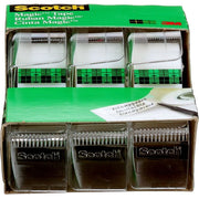 Scotch Magic Invisible Tape Dispensers 3/4" (19 mm x 8.9 m) 3/pkg