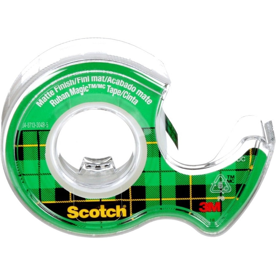 Scotch Magic Invisible Tape Dispensers 3/4" (19 mm x 8.9 m) 3/pkg