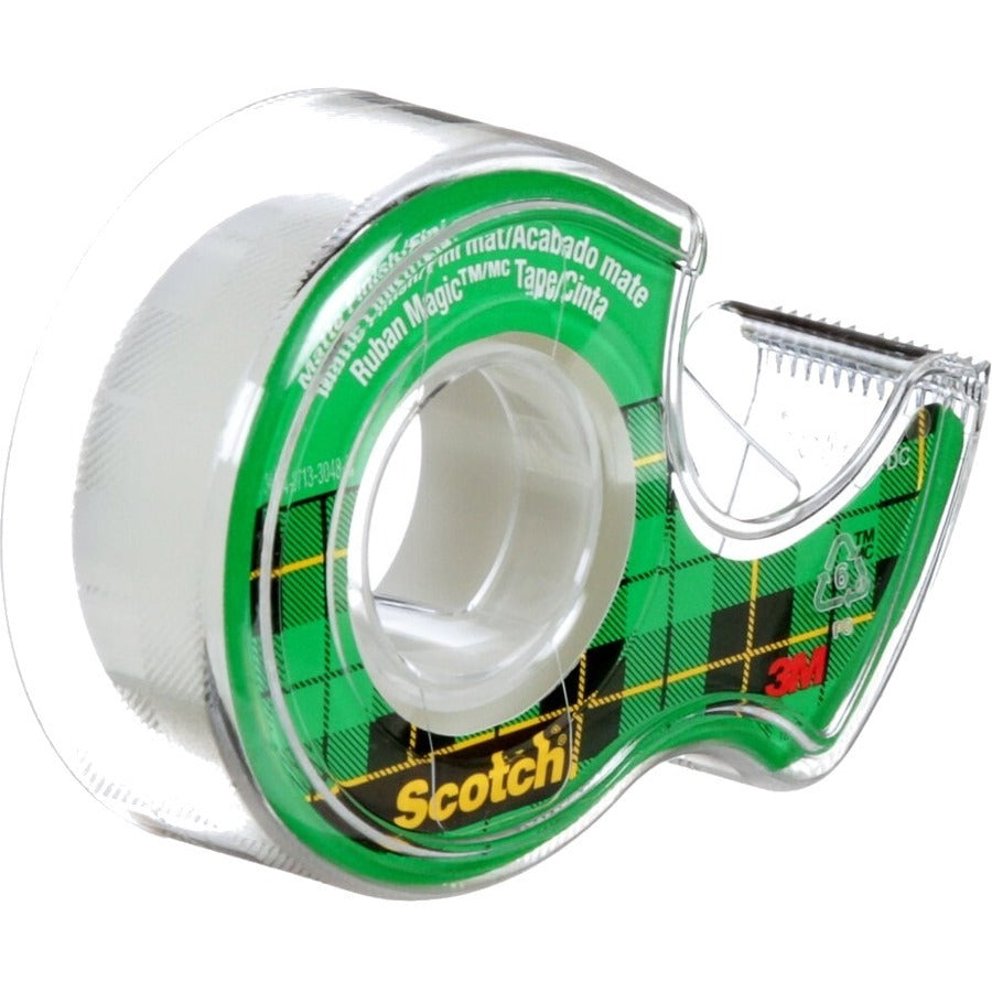 Scotch Magic Invisible Tape Dispensers 3/4" (19 mm x 8.9 m) 3/pkg