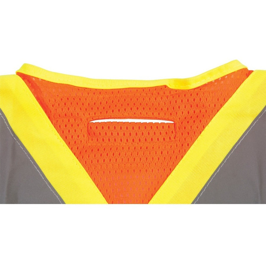 Gilet de géomètre haute visibilité Zenith, taille large, orange