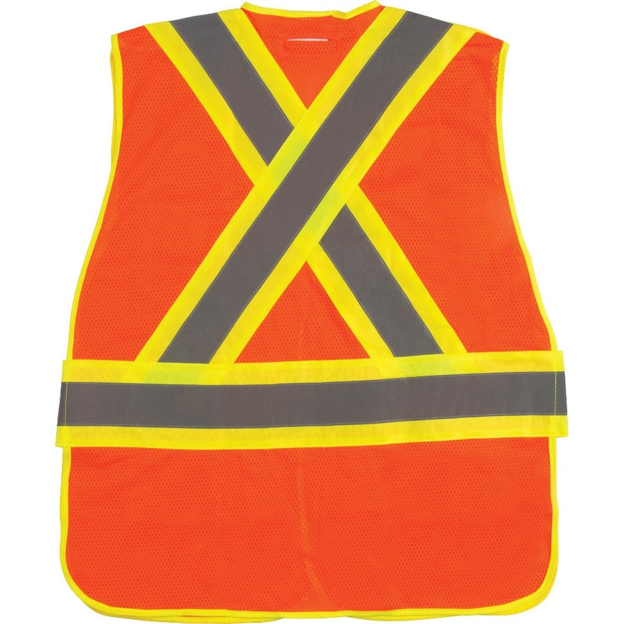 Zenith High-Visibility Surveyor Vest — Orange, Medium