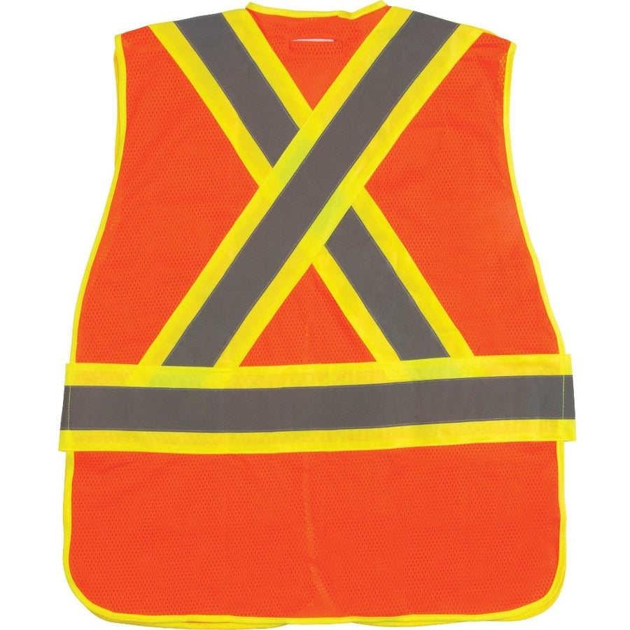 Zenith High-Visibility Surveyor Vest — Orange, X-Large