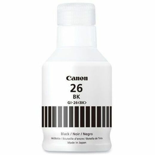 Bouteille d'encre pigmentée noire Canon GI-26