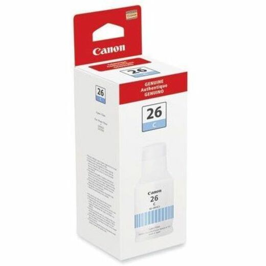 Canon GI-26 Ink Bottle — Cyan, MAXIFY MegaTank