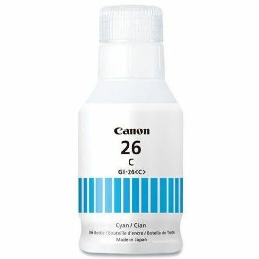 Canon GI-26 Ink Bottle — Cyan, MAXIFY MegaTank