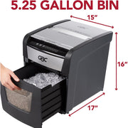 GBC AutoFeed+ Home Shredder, 60X, Super Cross-Cut, 60 Sheets