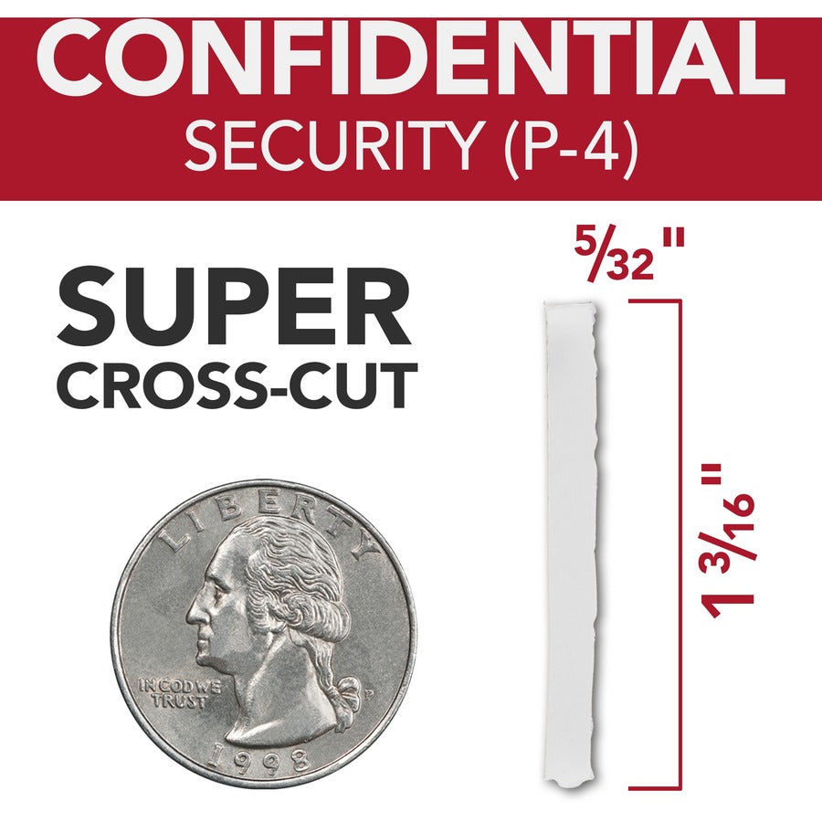 GBC AutoFeed+ Home Shredder, 60X, Super Cross-Cut, 60 Sheets