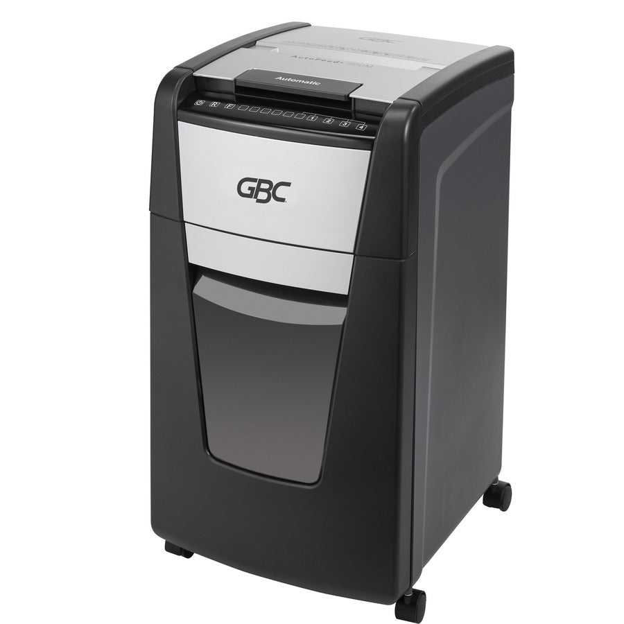 GBC AutoFeed+ 300X Office Shredder – Auto-Feed 300 Sheets, Super Cross-Cut, P-4
