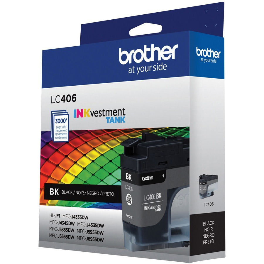 Brother Ink Cartridge LC406BKS Black Standard Yield 1500 Pages