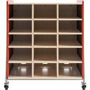 Safco Whiffle Typical Triple Rolling Storage Cart