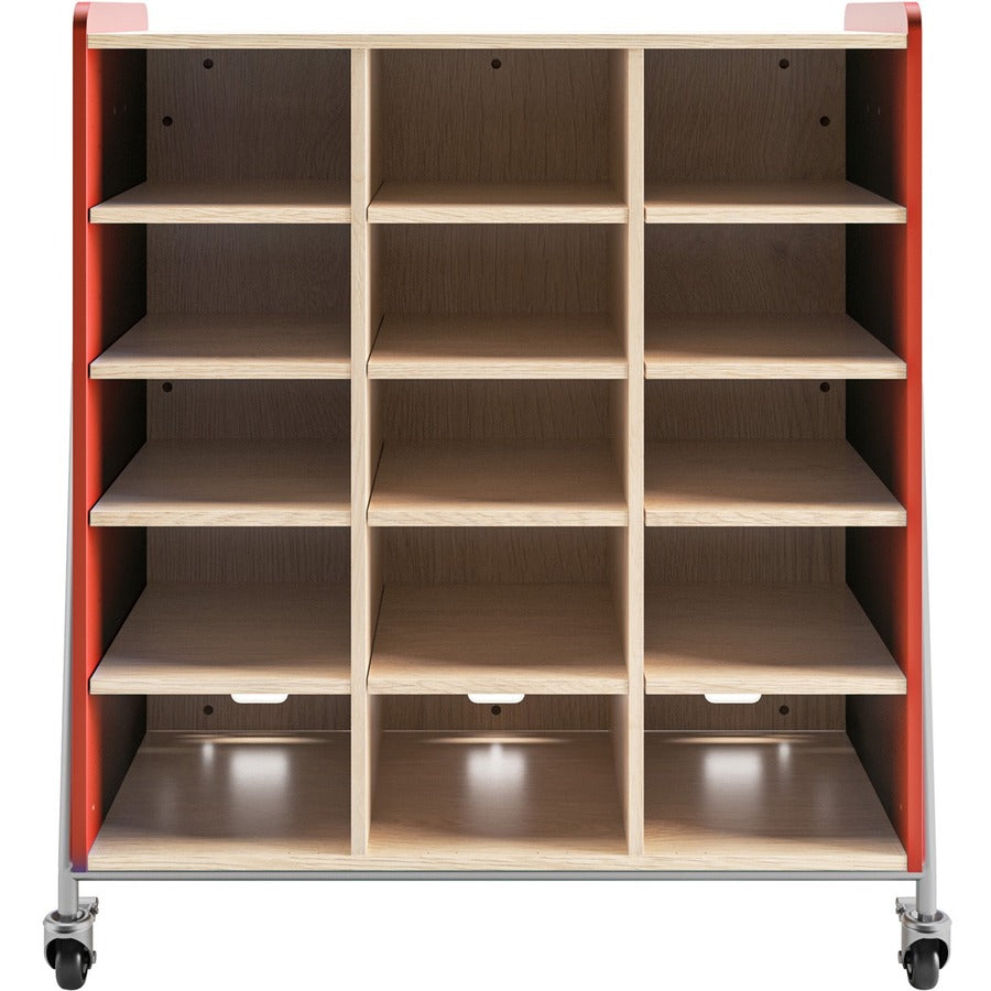 Safco Whiffle Typical Triple Rolling Storage Cart