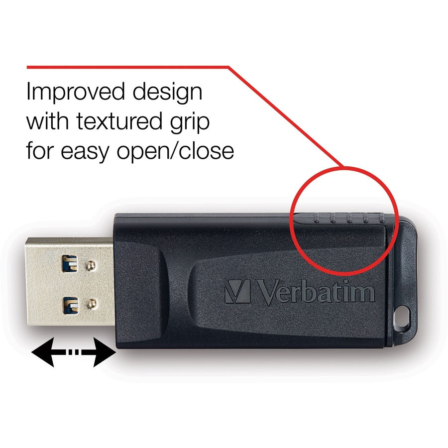 Verbatim Store 'n' Go 32 GB USB Flash Drive, Black — 10-Pack