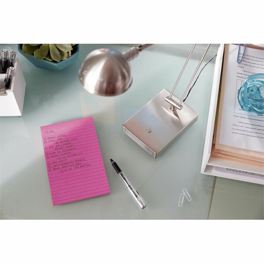 Post-it&reg; Super Sticky Notes - Energy Boost Color Collection - Orange, 3-Pack
