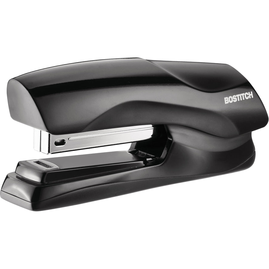 Bostitch Antimicrobial Flat Clinch Stapler - 40-Sheet, Full Strip, Black