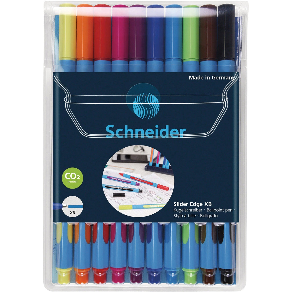 Schneider Slider Edge Ballpoint Pen, Extra Broad, Assorted
