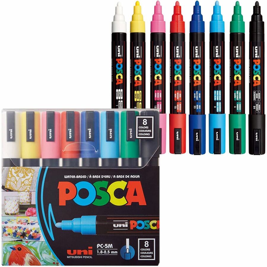 uni® Posca PC-5M Paint Markers