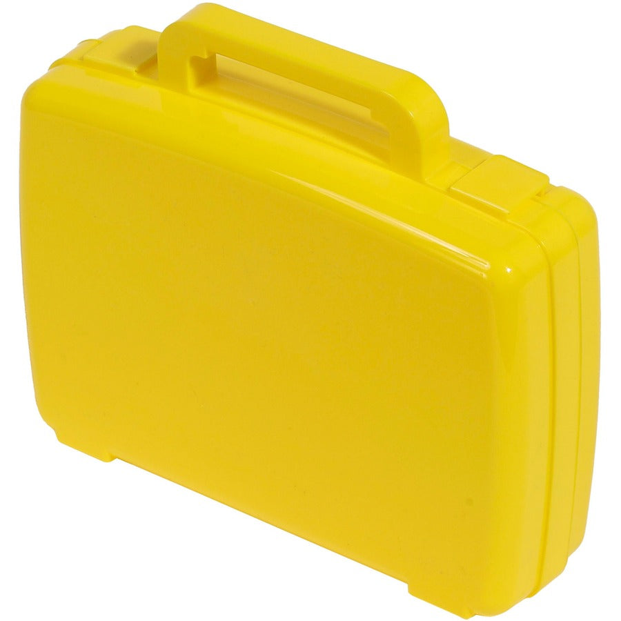 Deflecto Antimicrobial Kids Storage Case — Yellow
