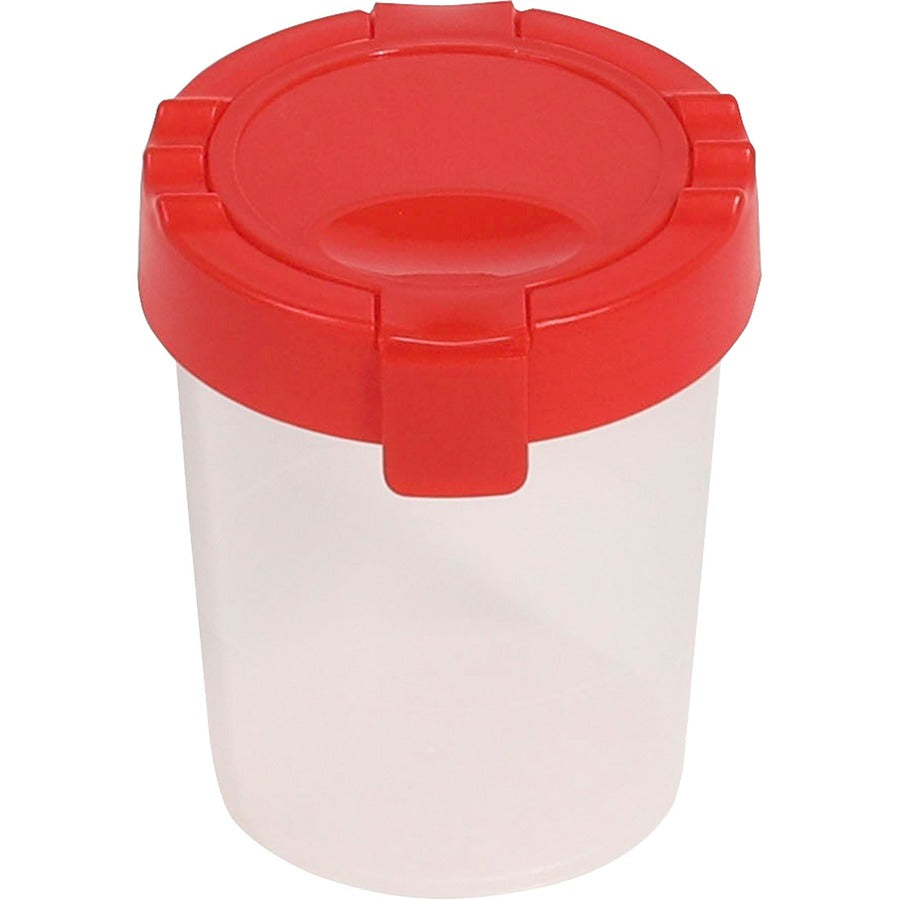 Gobelet de peinture anti-débordement antimicrobien Deflecto pour enfants, rouge