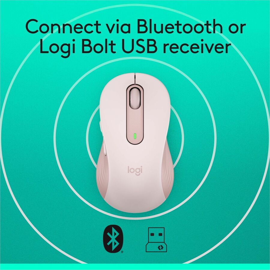 Logitech Signature M650 Wireless Mouse — Rose