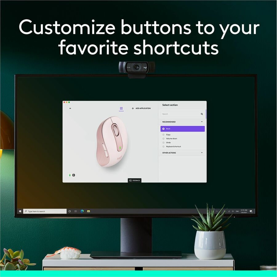 Logitech Signature M650 Wireless Mouse — Rose