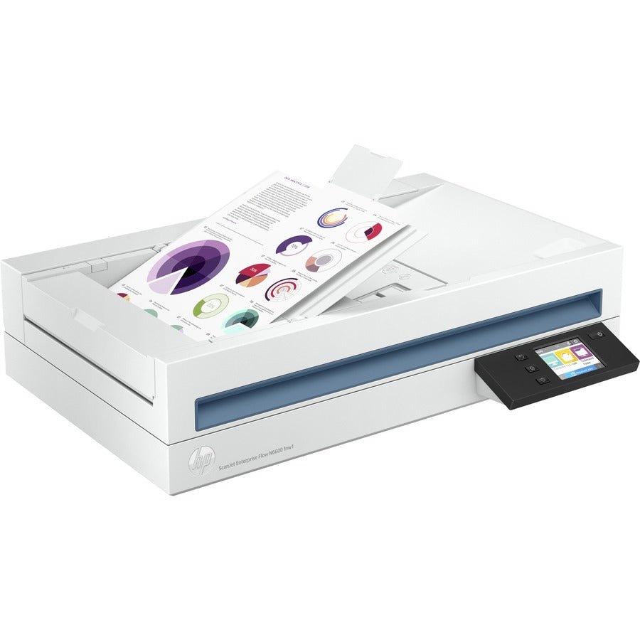 HP Scanjet Enterprise Flow N6600 fnw1 Flatbed/ADF Scanner - 1200 dpi Optical