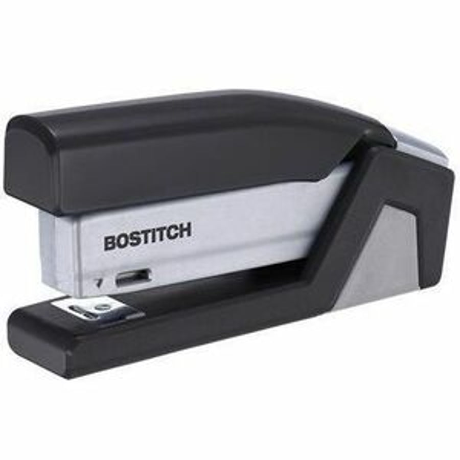 Bostitch Injoy Spring-Powered Stapler - 15 Sheet, Black