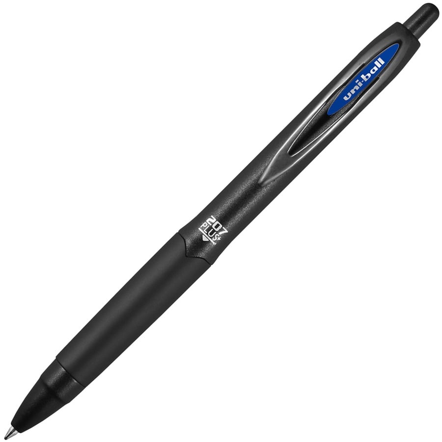 Uniball 207 Plus+ Gel Retractable Pen - 0.7mm Blue 70463