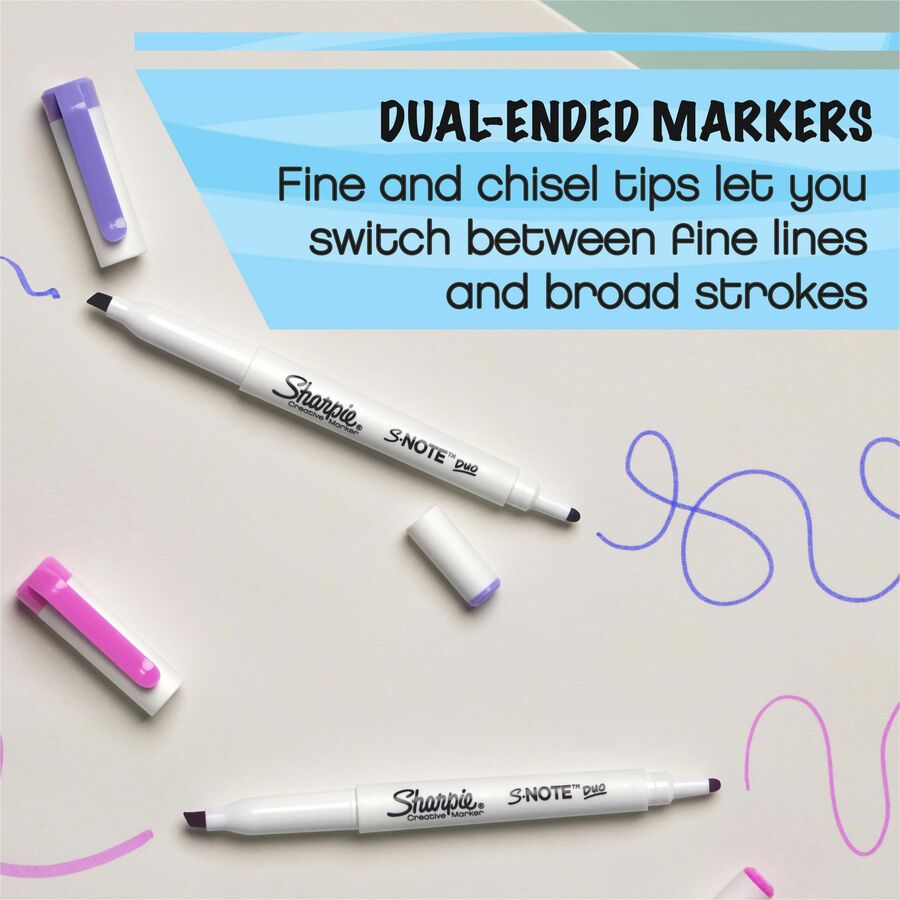 Sharpie S-Note Duo Dual-Tip Markers Professional