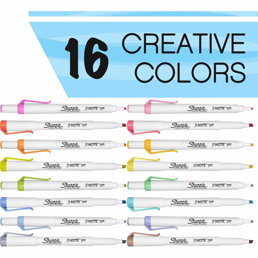 Sharpie S-Note Duo Dual-Tip Markers Professional