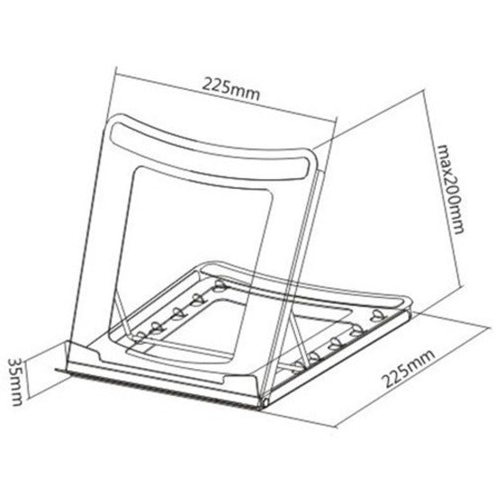 IntekView Height Adjustable Laptop/Tablet Stand