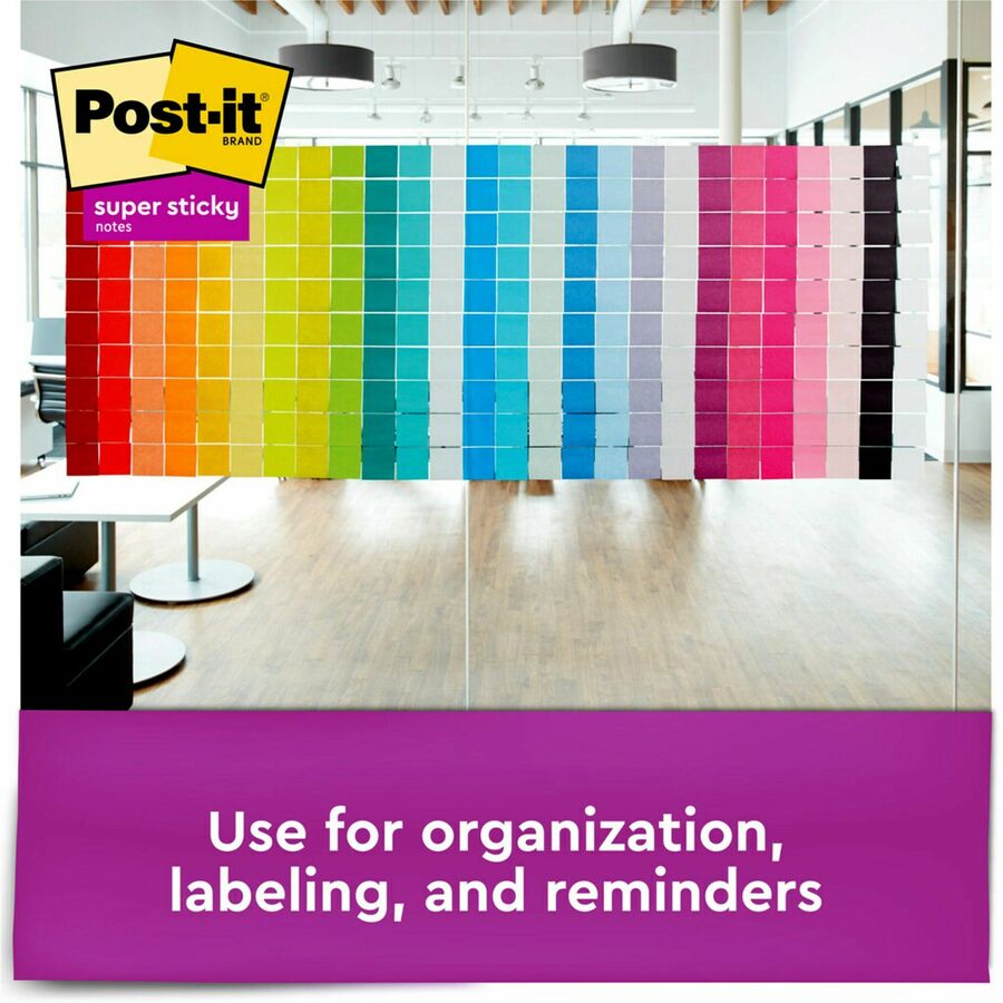 Post-it&reg; Super Sticky Notes - Summer Joy