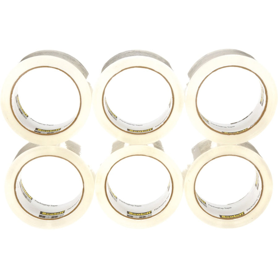 Scotch Clear Packaging Tape 45 mm x 50 m, 6 Pack