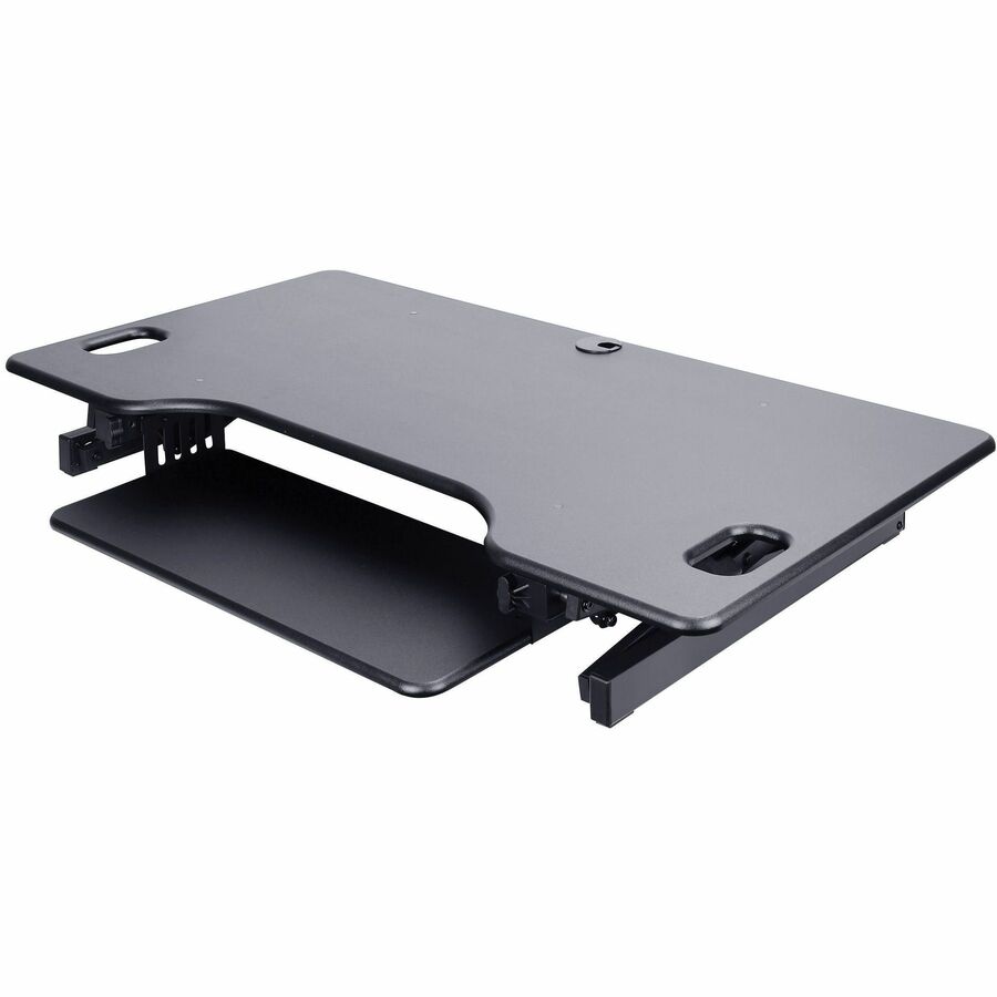 Rocelco DADR-46 Adjustable Desk Riser with EVR — Black