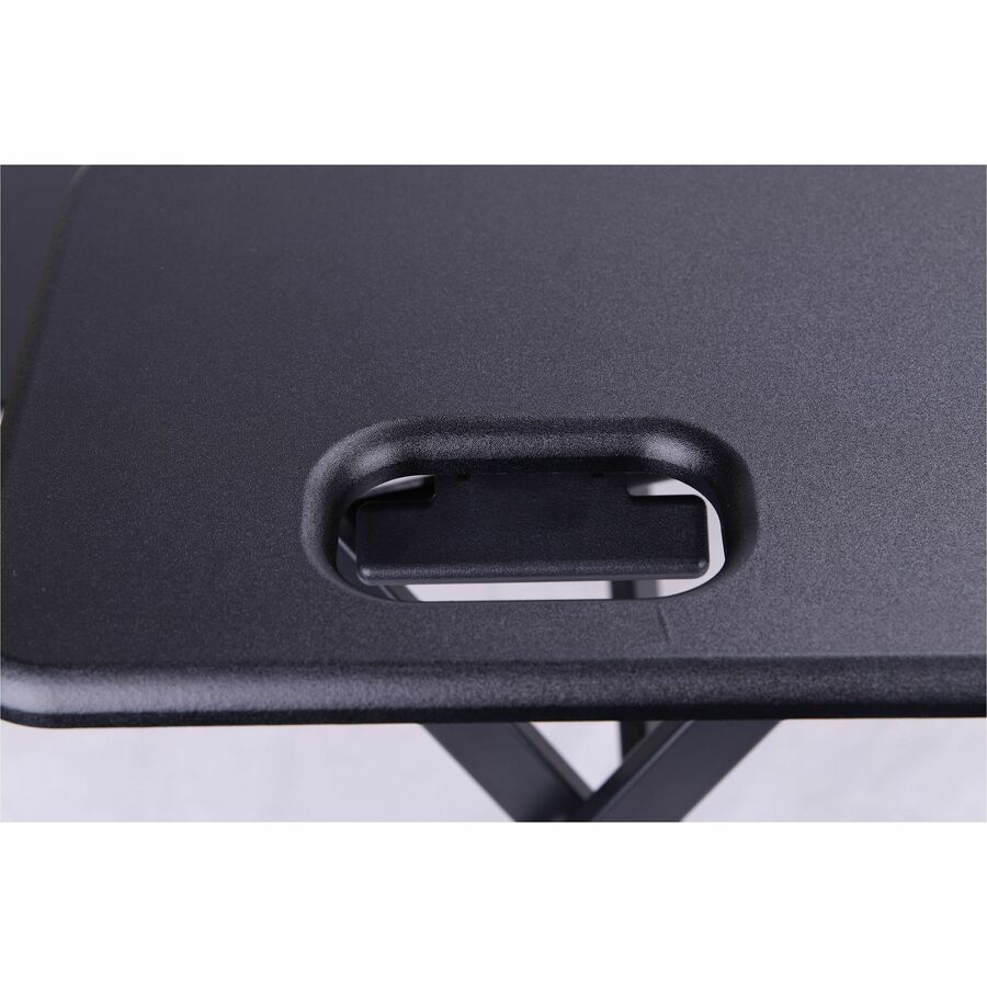 Rocelco DADR-46 Adjustable Desk Riser with EVR — Black