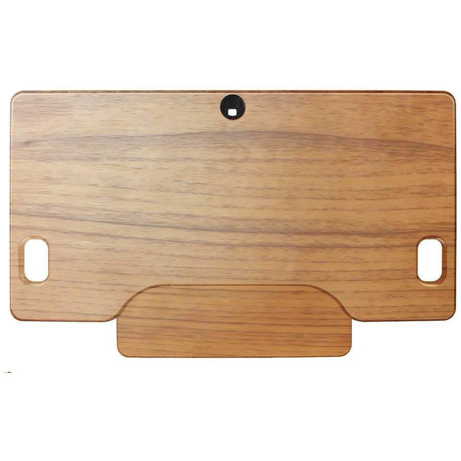 Rocelco DADR-46 Adjustable Desk Riser with EVR — Teak