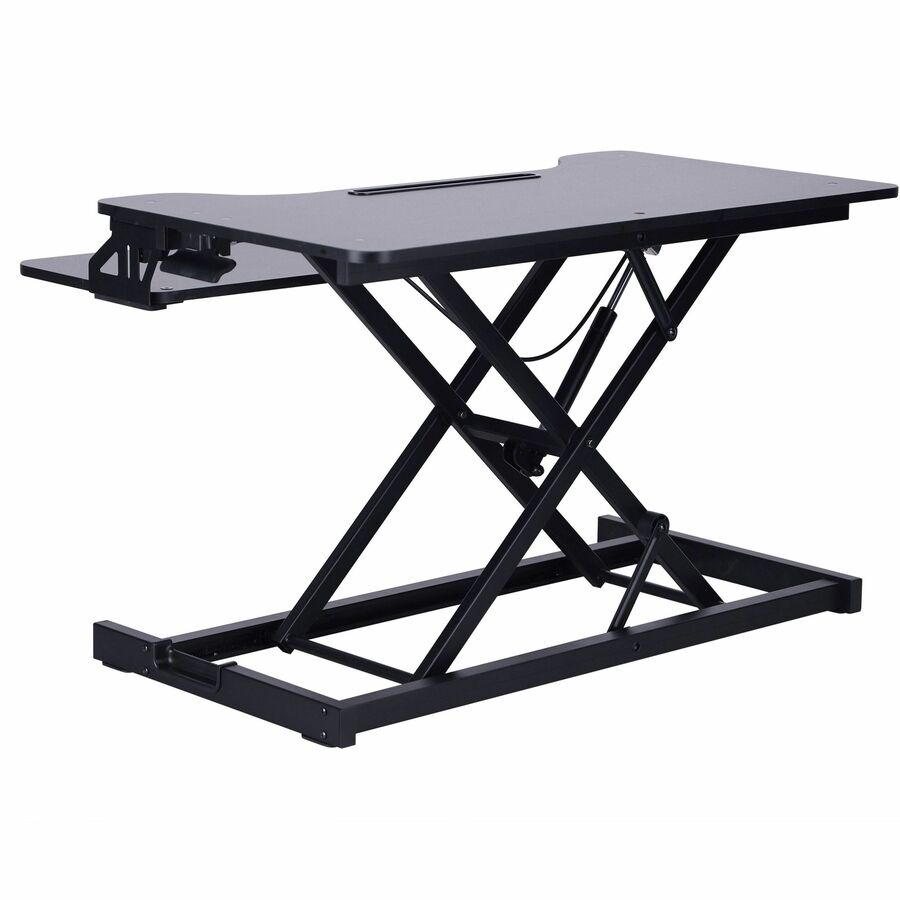 Rocelco VADR 31.5" Hi-Lift Adjustable Desk Riser — Black