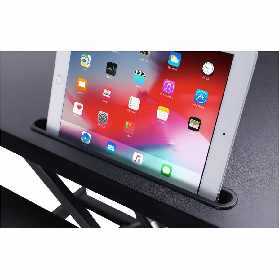 Rocelco VADR 31.5" Hi-Lift Adjustable Desk Riser — Black