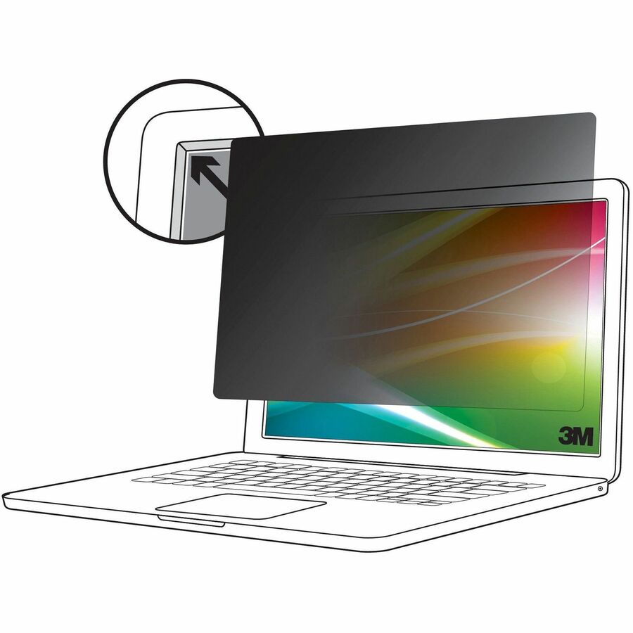 3M„¢ Bright Screen Privacy Filter for 12.5in Laptop, 16:9, BP125W9B