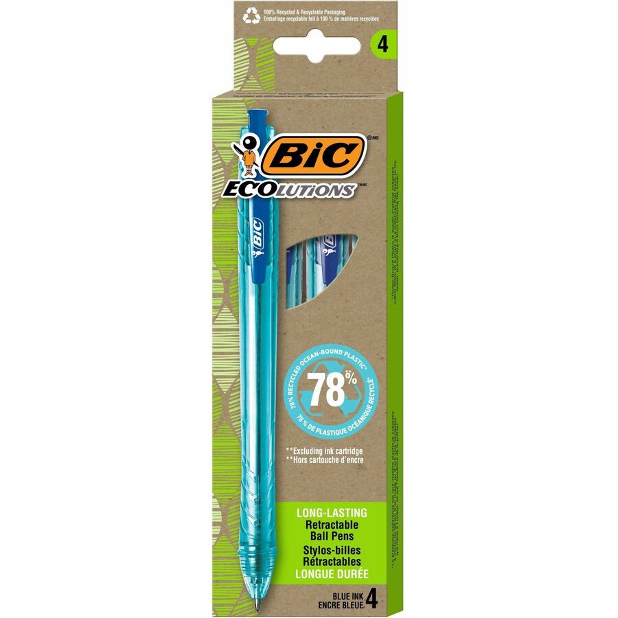 BIC Ecolutions Ocean-Bound Ball Pens