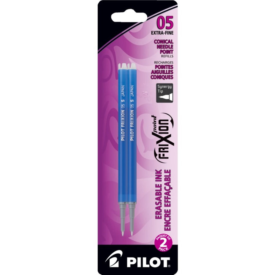 Pilot FriXion Clicker Refills FRP5 0.5mm - 2 Pack - 0.5mm Fine - Blue