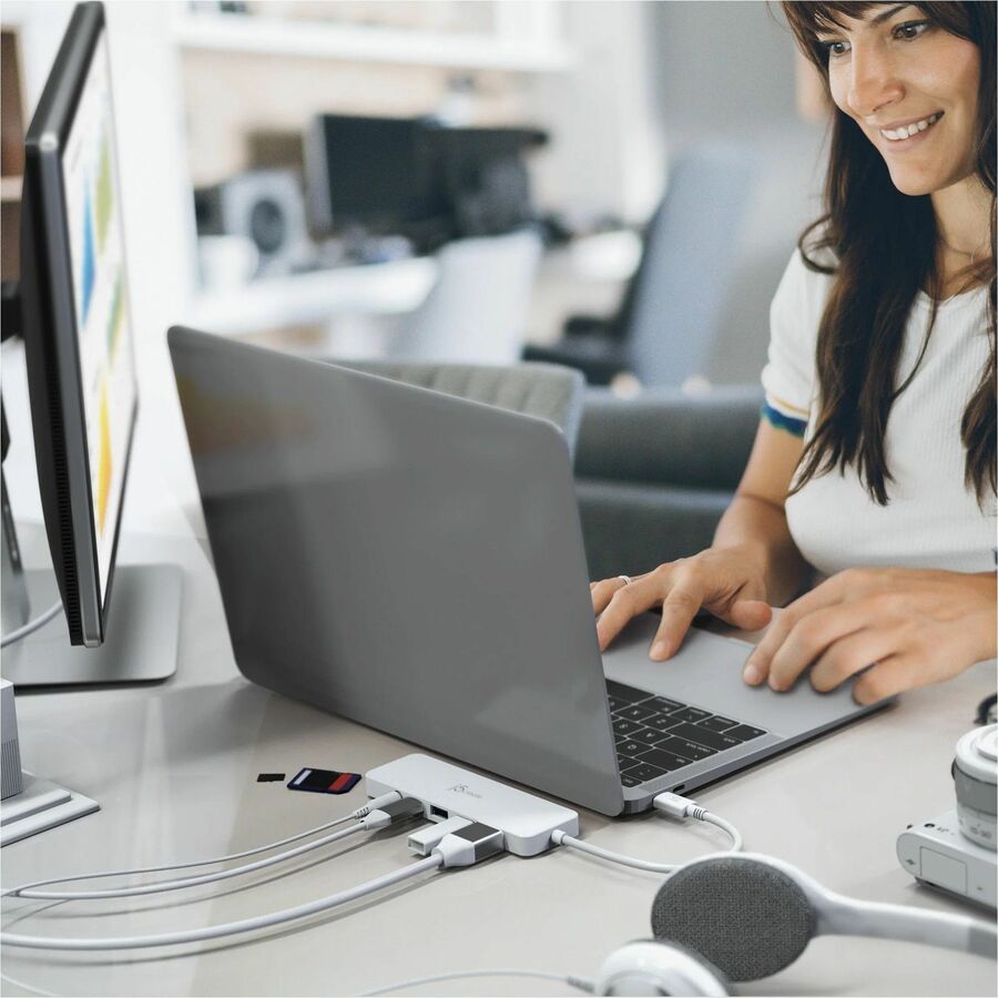 Station d'accueil multiport USB-C j5create JCD373 avec alimentation électrique