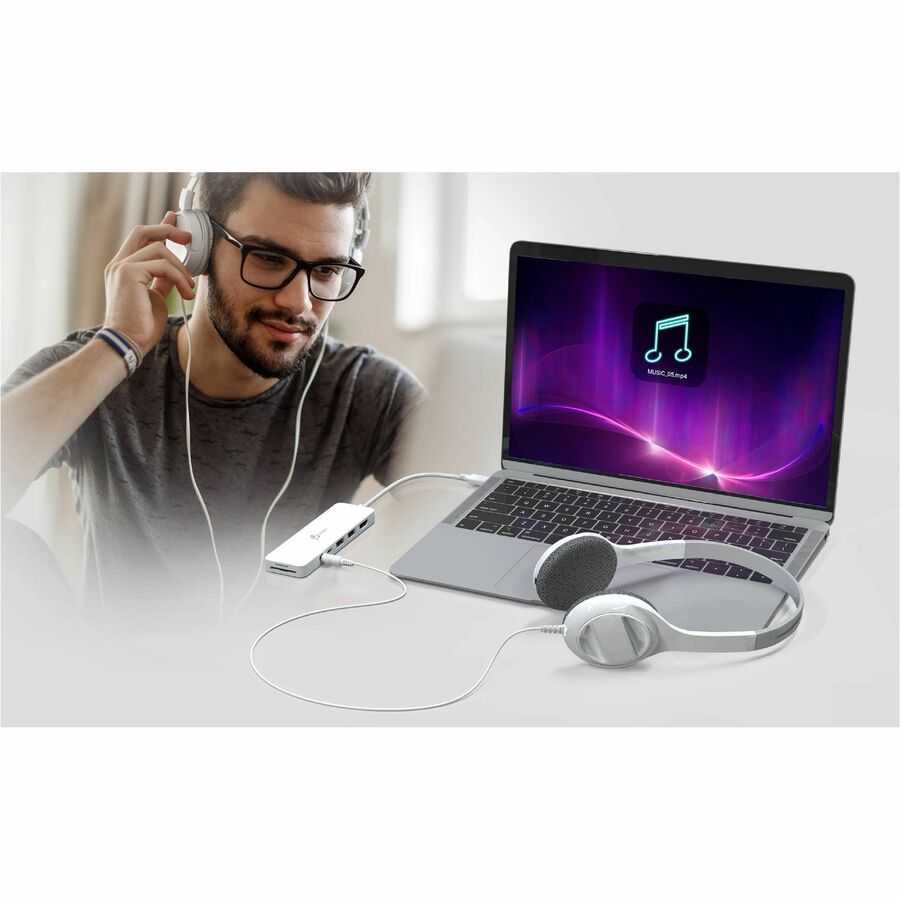 Station d'accueil multiport USB-C j5create JCD373 avec alimentation électrique