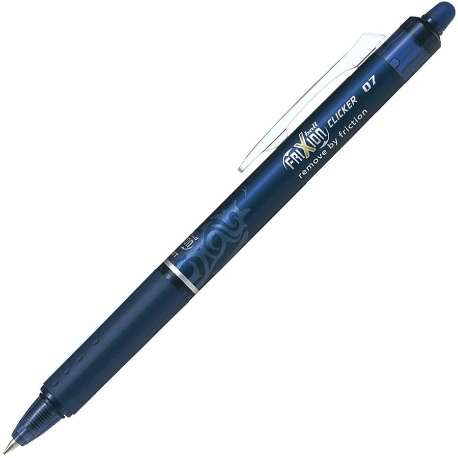 Pilot FriXion Clicker Retractable Erasable Gel Pen - Blue Black 0.7mm